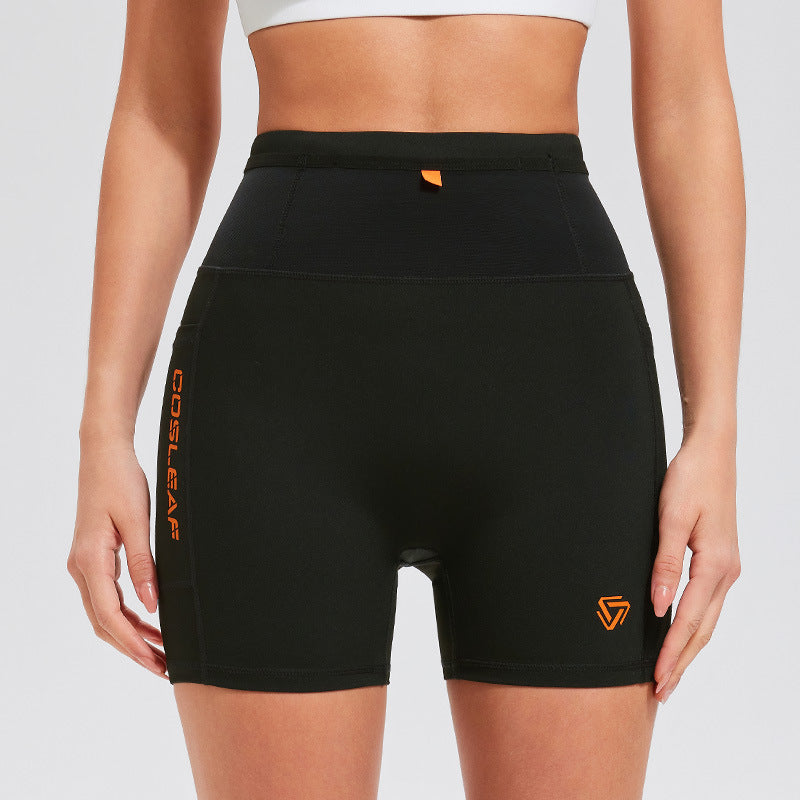 Women's Elastic Breathable Hip-lifting Fitness Shorts