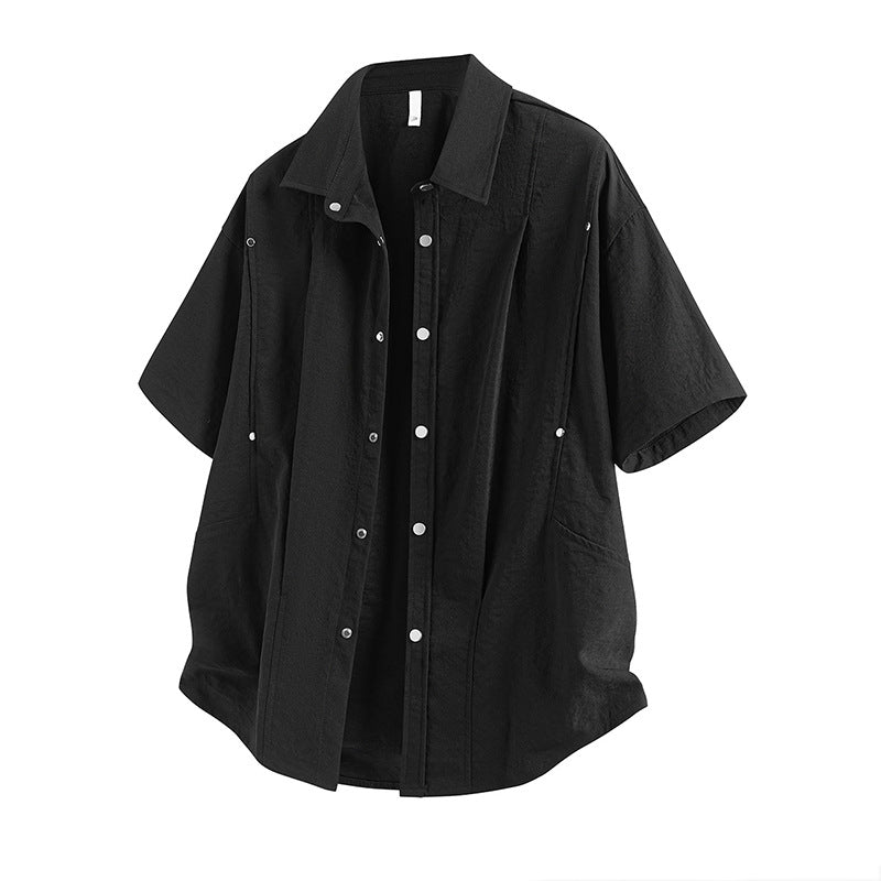 Shirt Men's Summer Thin Short-sleeved Casual Top