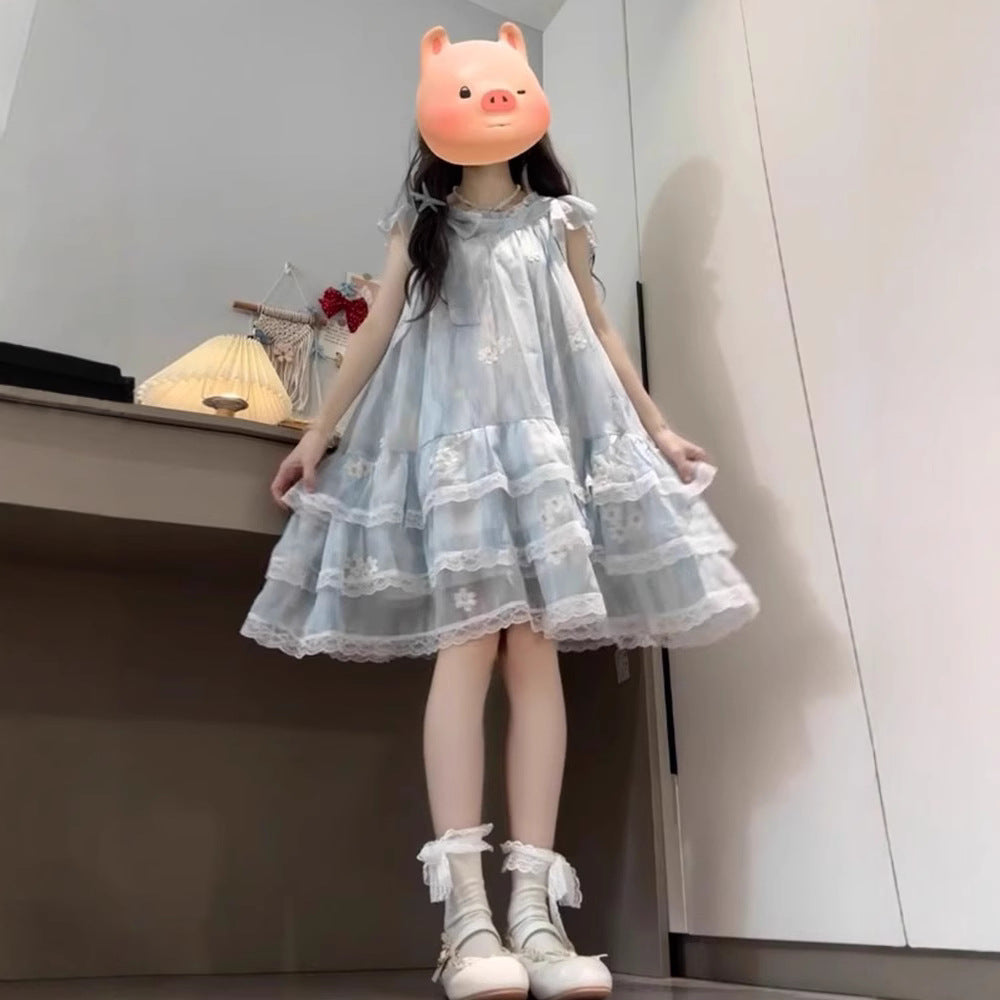 New Petite-style Chic Princess Mini Skirt