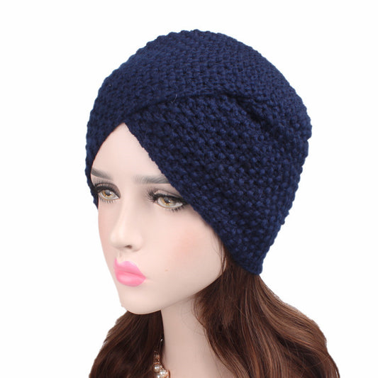 Vintage Corn Kernel Handmade Crossover Beanie