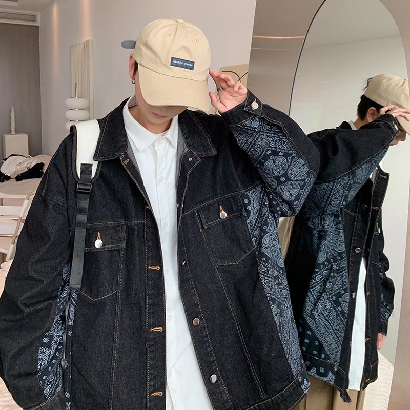 Hong Kong Style Men's Oversized Loose Coat