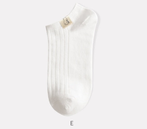White Bear Cloth Label Small Invisible Women's Socks