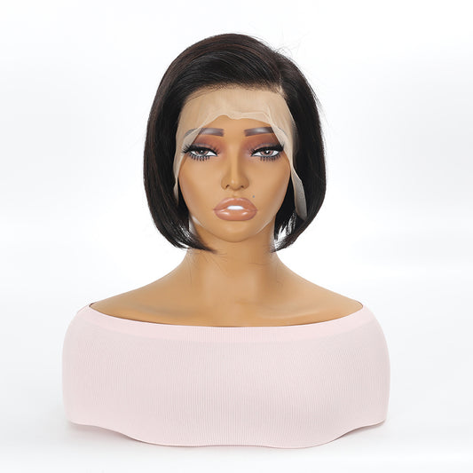 European And American Style Wig Front Lace Full Real Person
