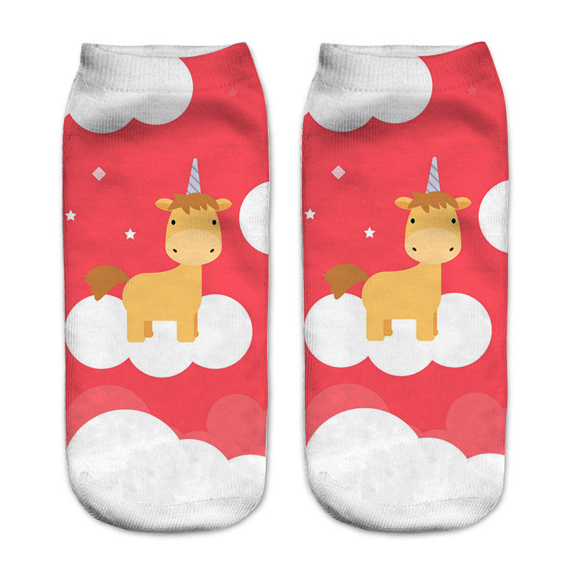 Digital Printing Women's Socks 3d