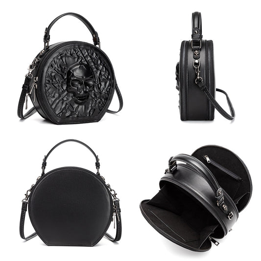 Fashion Embossing Halloween Portable Messenger Bag