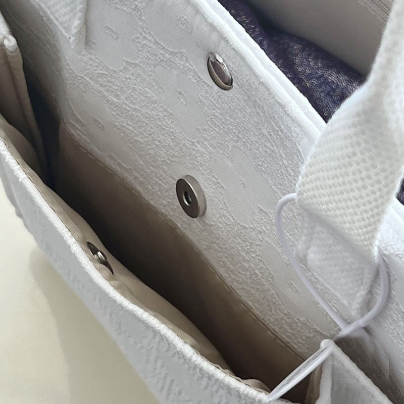 Three-dimensional Thickened Student Canvas Bag With Magnetic Buckle