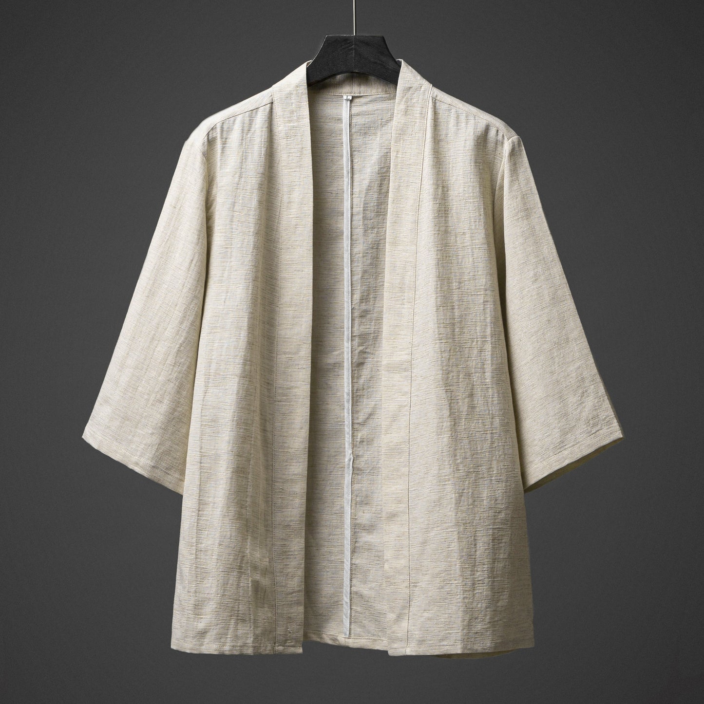 Loose Solid Color Three-quarter Sleeve Shirt