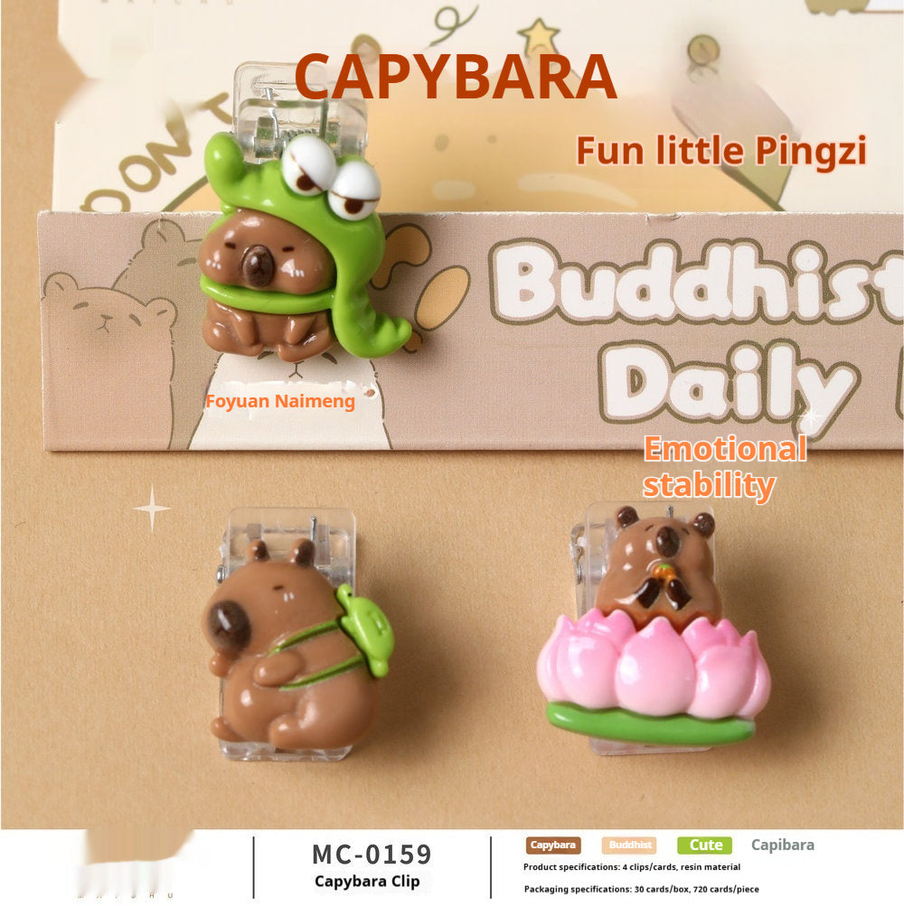 Cartoon Fashion Creative Portable Acrylic Barrettes