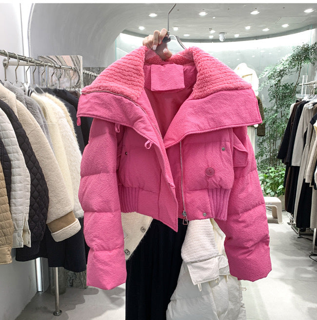 Women's Cotton-padded Jacket Winter Short Loose Thick