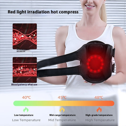 New Knee Massager Household Heating Red Light Vibration