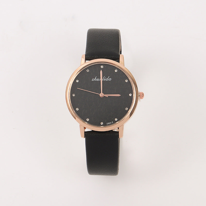 Niche Belt Watch Light Luxury College Style Simple Temperament Ladies Quartz Watch