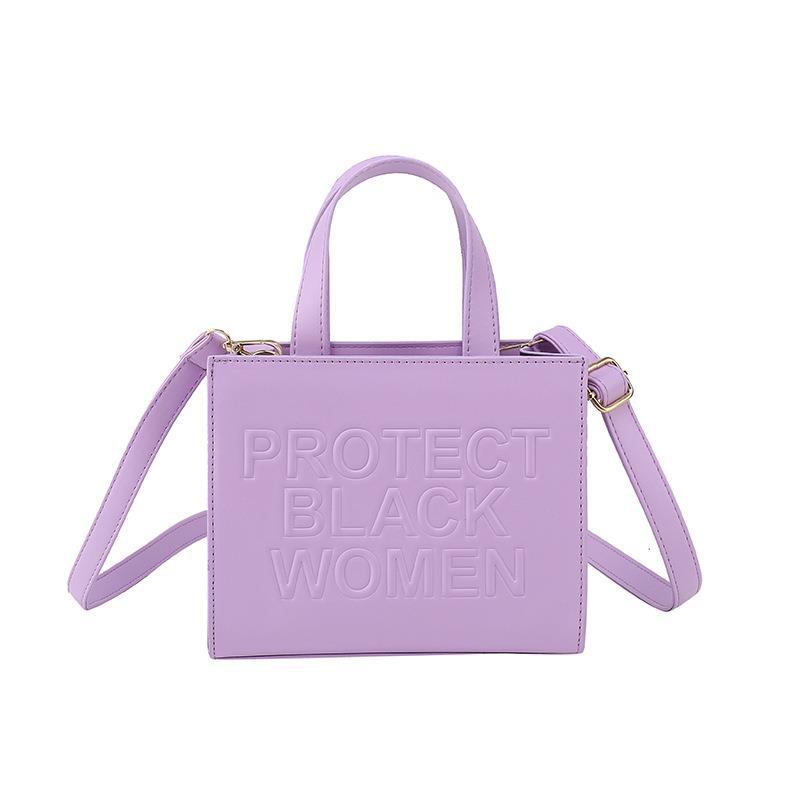 Women's Fashion Casual Embossed Candy-colored Shoulder Messenger Bag
