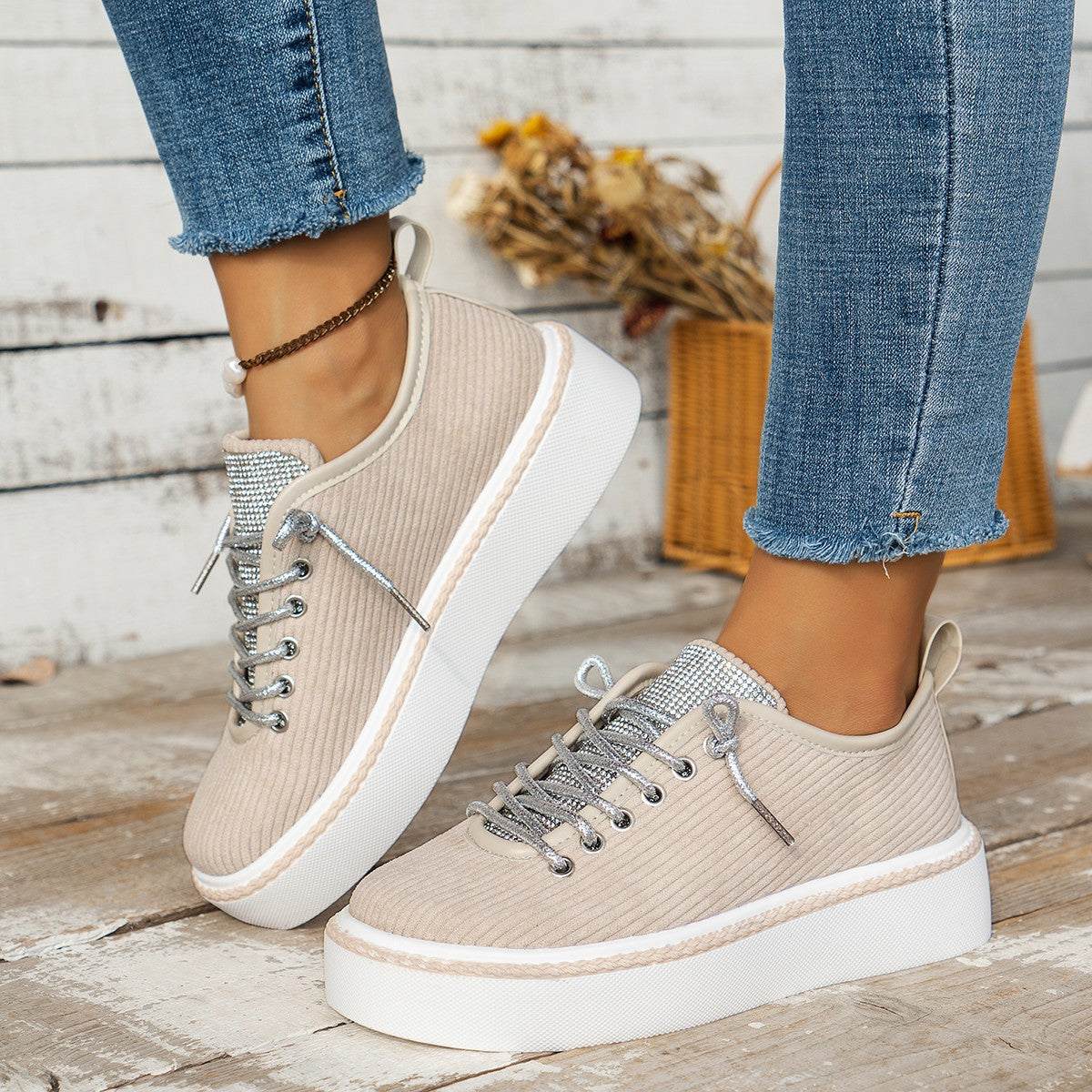 European And American All-matching Casual Sneaker Suede