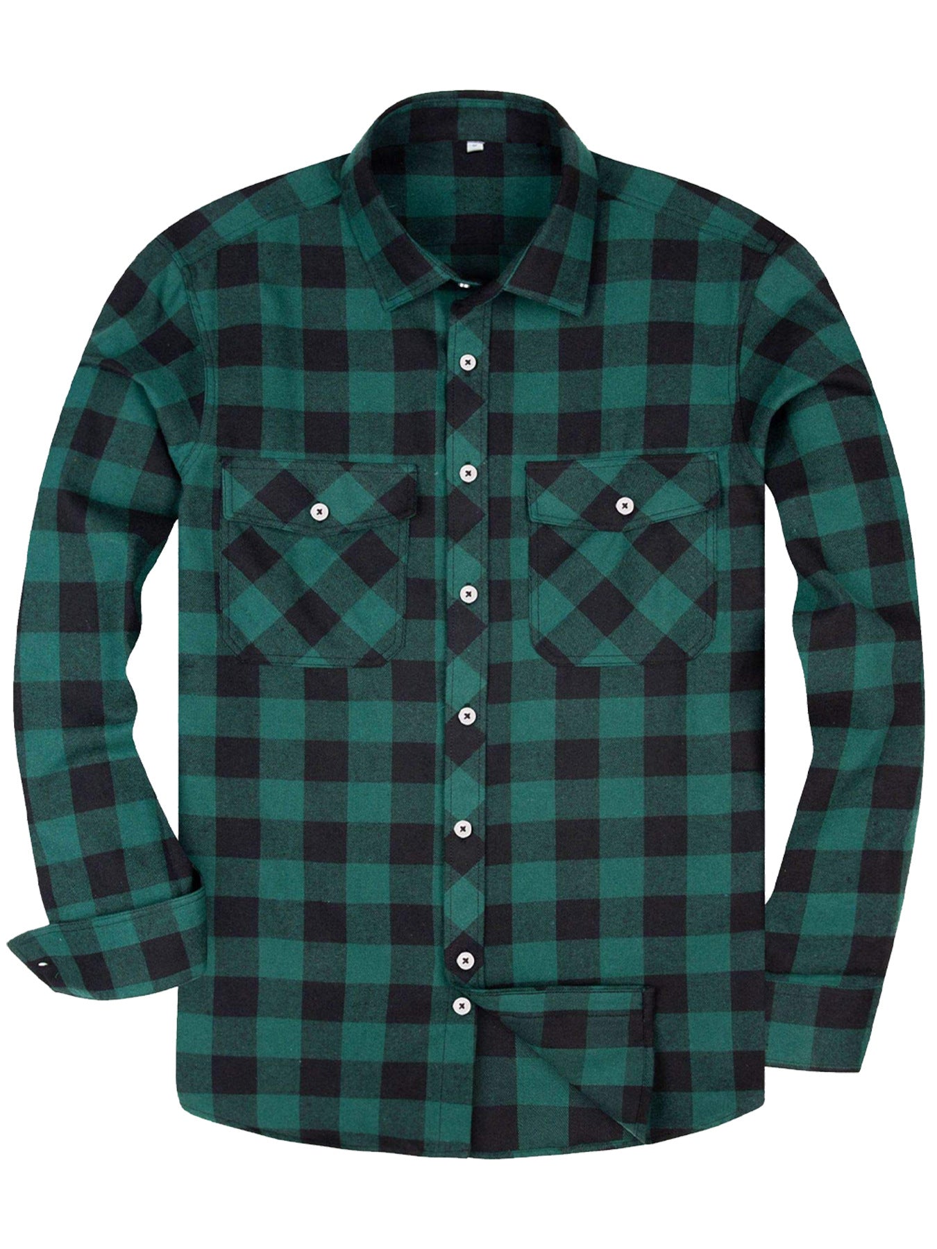 Mens Stylish Long-Sleeve Lapel Shirt