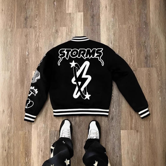 High Street Hip Hop Loose Jacket Coat