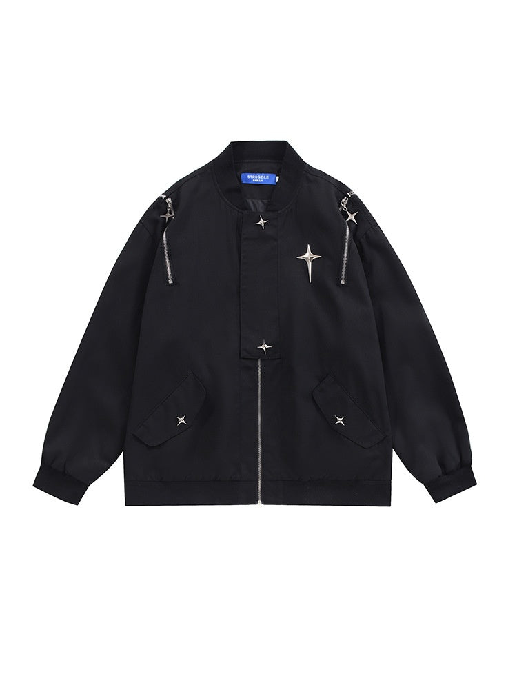 Retro Street Loose All-match Couple Casual Jacket