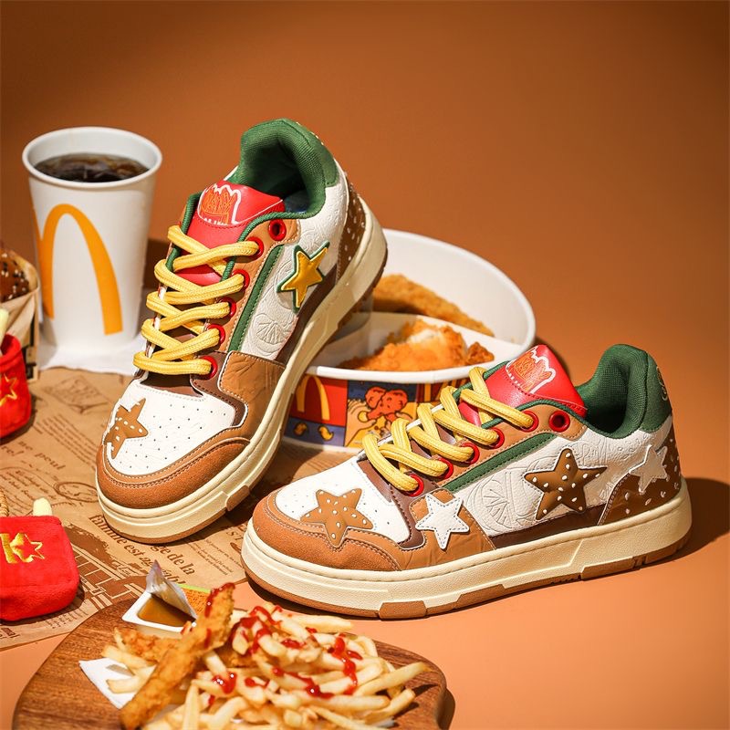 Niche National Modemode-par afslappede platformsneakers til kvinder
