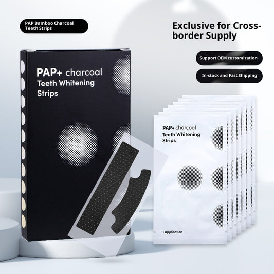 PAP Activated Carbon Teeth Strips Whitening Strip Cleaning Teeth Strips