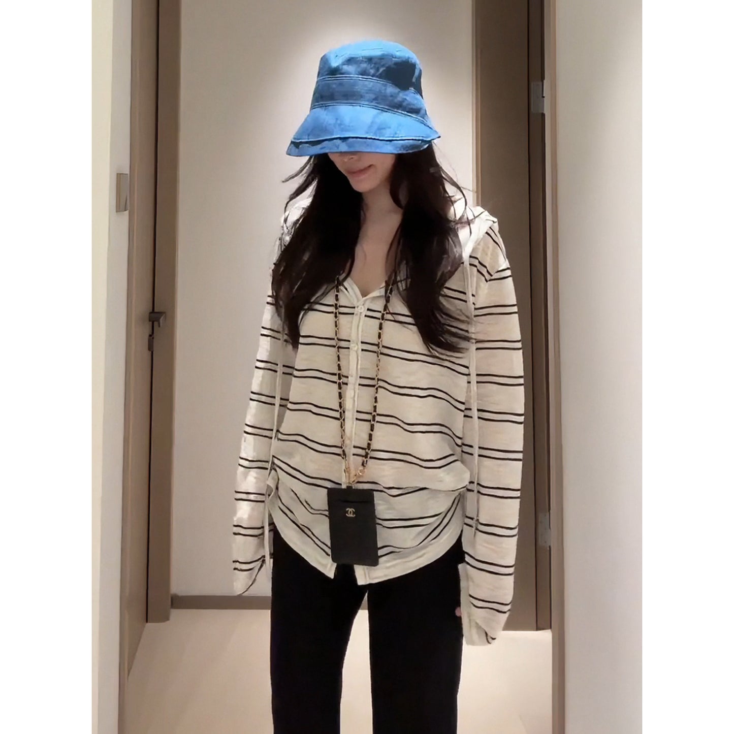 Single-button Thin Sun Protection Shirt
