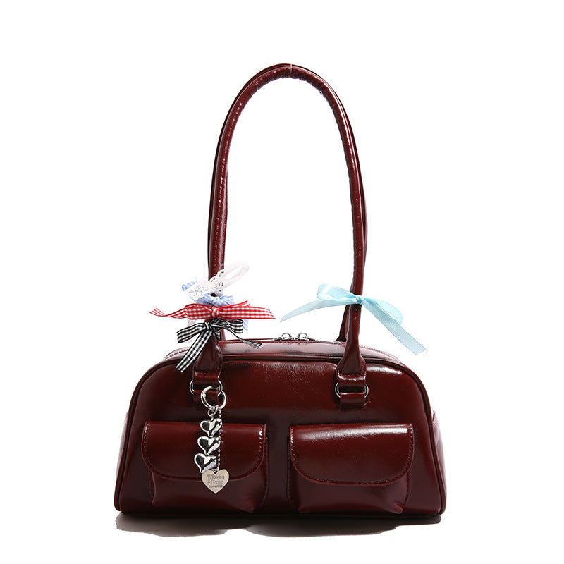 New Autumn Winter Retro One Shoulder Underarm Pillow Bag
