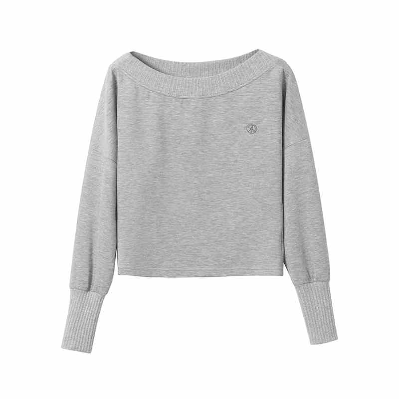 Original Shoulder Batwing Sleeve Long Sleeve T-shirt Women's Fashion Sweatpants
