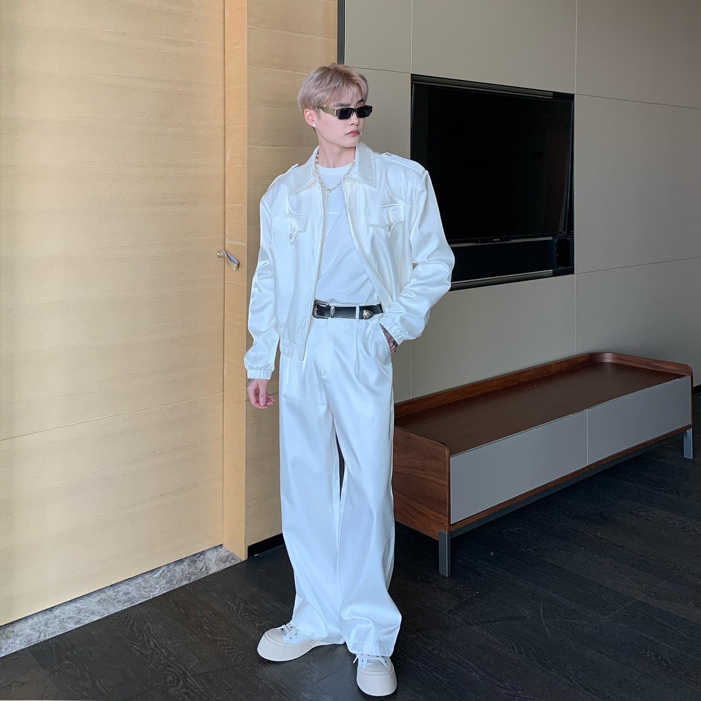 Niche High-end Design Short Jacket Men