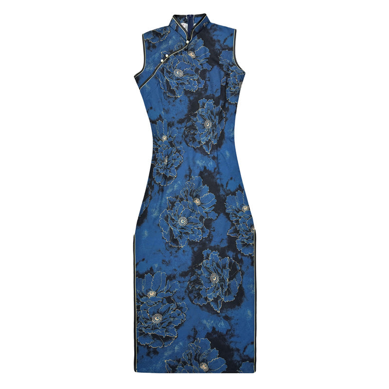 Womens Creative Long Retro Chic Modified Dress