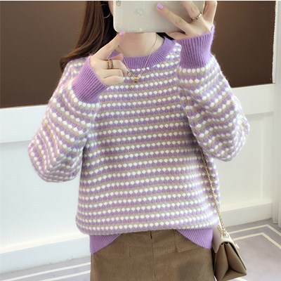 Womens Loose Stylish Knit Base Layer Top For Layering