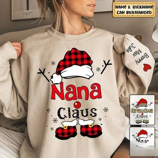 Rundhalset sweater, varmetræksmærke, julesweater