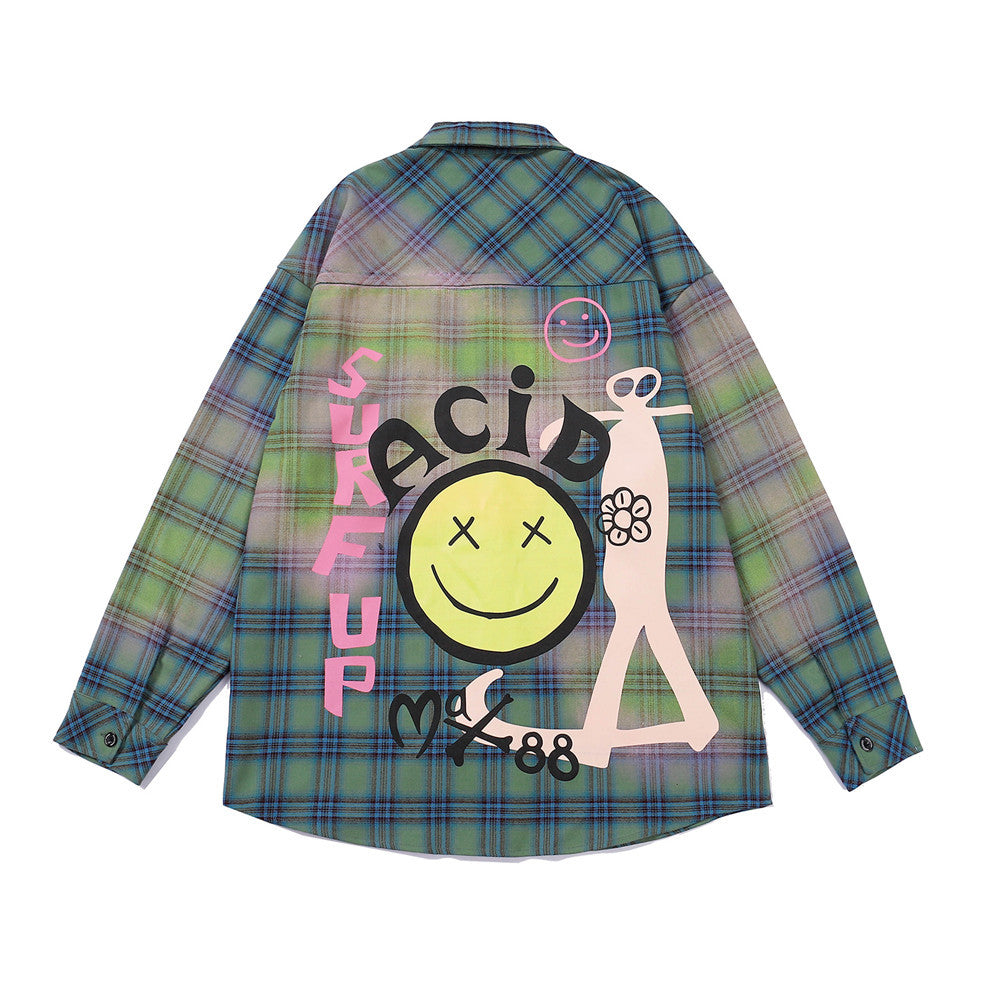 Lazy Fashion Brand Loose Lapel Shirt Autumn Cardigan Jacket