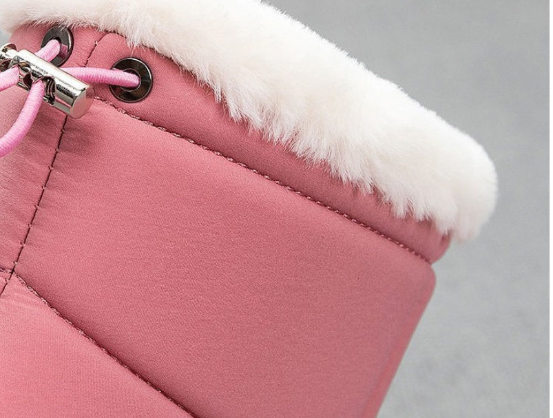 Down High-top Cotton Slippers For Men And Women