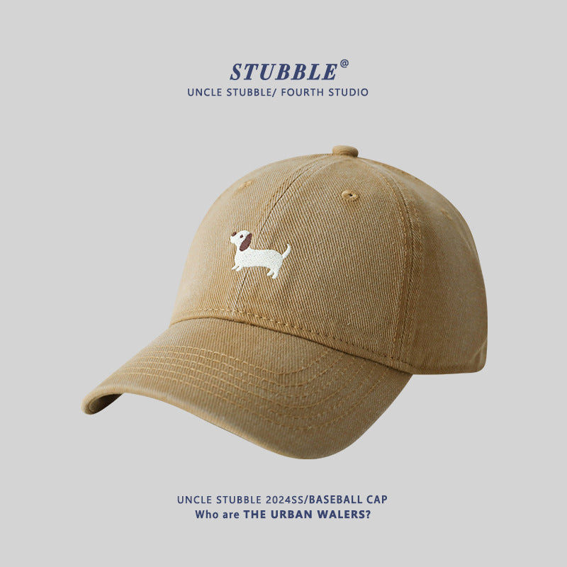 Brim Face-looking Small Peak Cap Hat