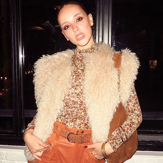 Women's Multi-color Fashionable Jacket Vest