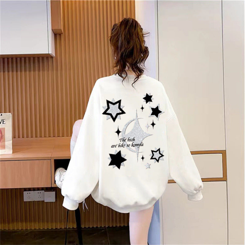 Autumn And Winter Round Neck Sweater Loose Top