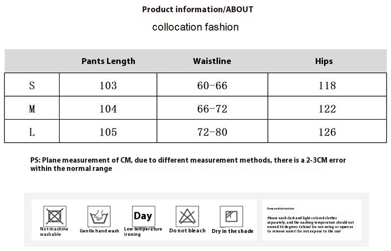 Hot Girl Design Sense Slimming Thin Ankle Banded Pants