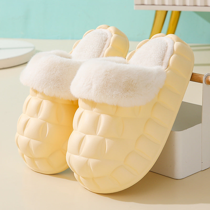 Cotton Slippers Detachable Female Home Cartoon