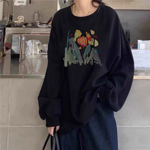 Super Popular Hoodless Sweater Loose Velvet Padded Thickened Fried Street Coat