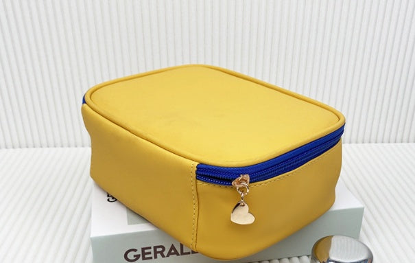 Korean Version PU Waterproof Cosmetic Bag