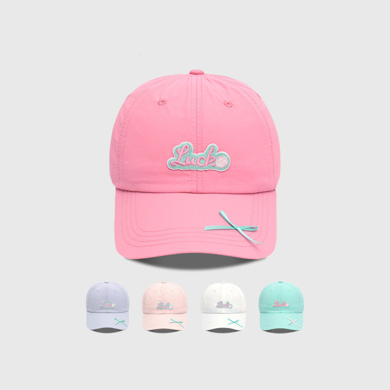 Personalized Bowknot Casual Versatile Personality Elegant Baseball Cap