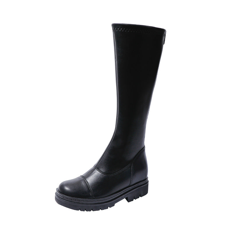Long-tube British Style High-tube Rider Boots Inner Growth Boots