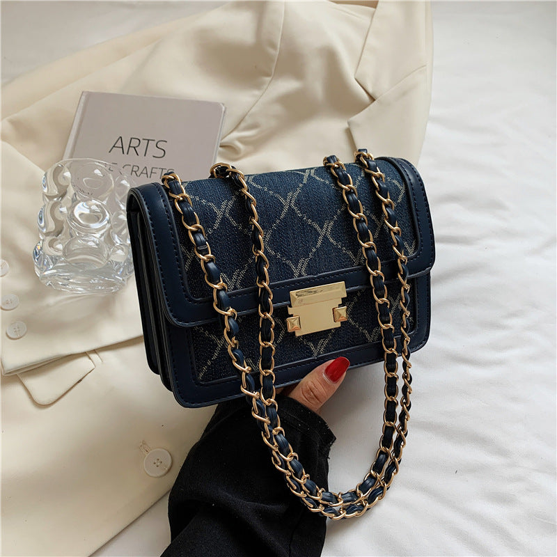 Versatile Retro Cross Body Fashion One Shoulder Small Square Bag
