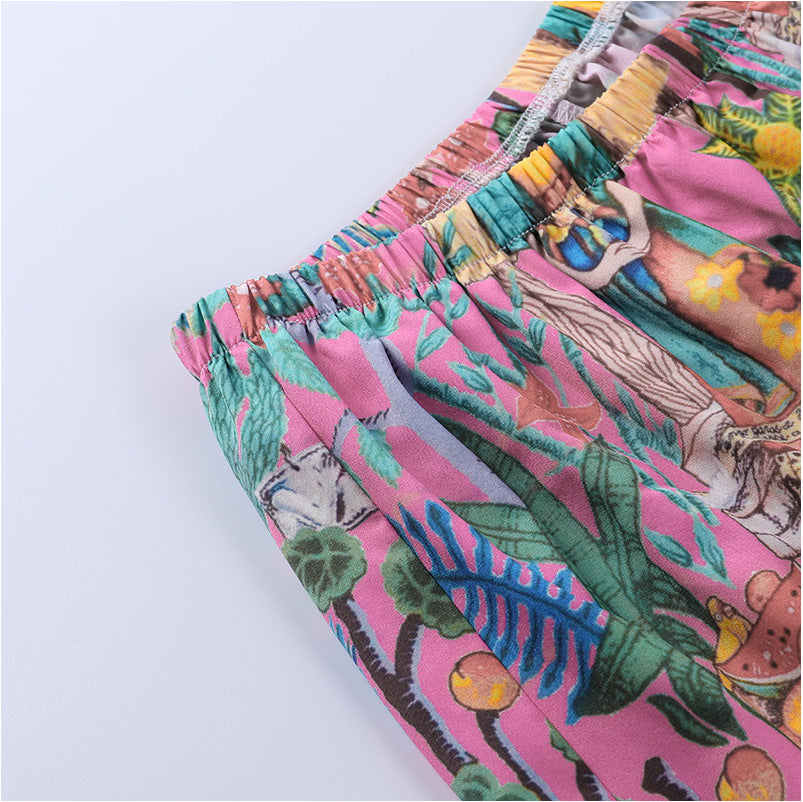 Women's Printed Casual Pants Factory Direct