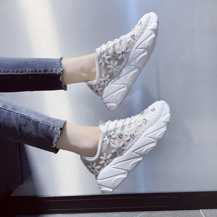 Women's Platform Mesh Platform Casual Shoes