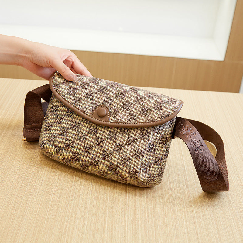 Women's Bag New Small Square Fashion Retro Printing
