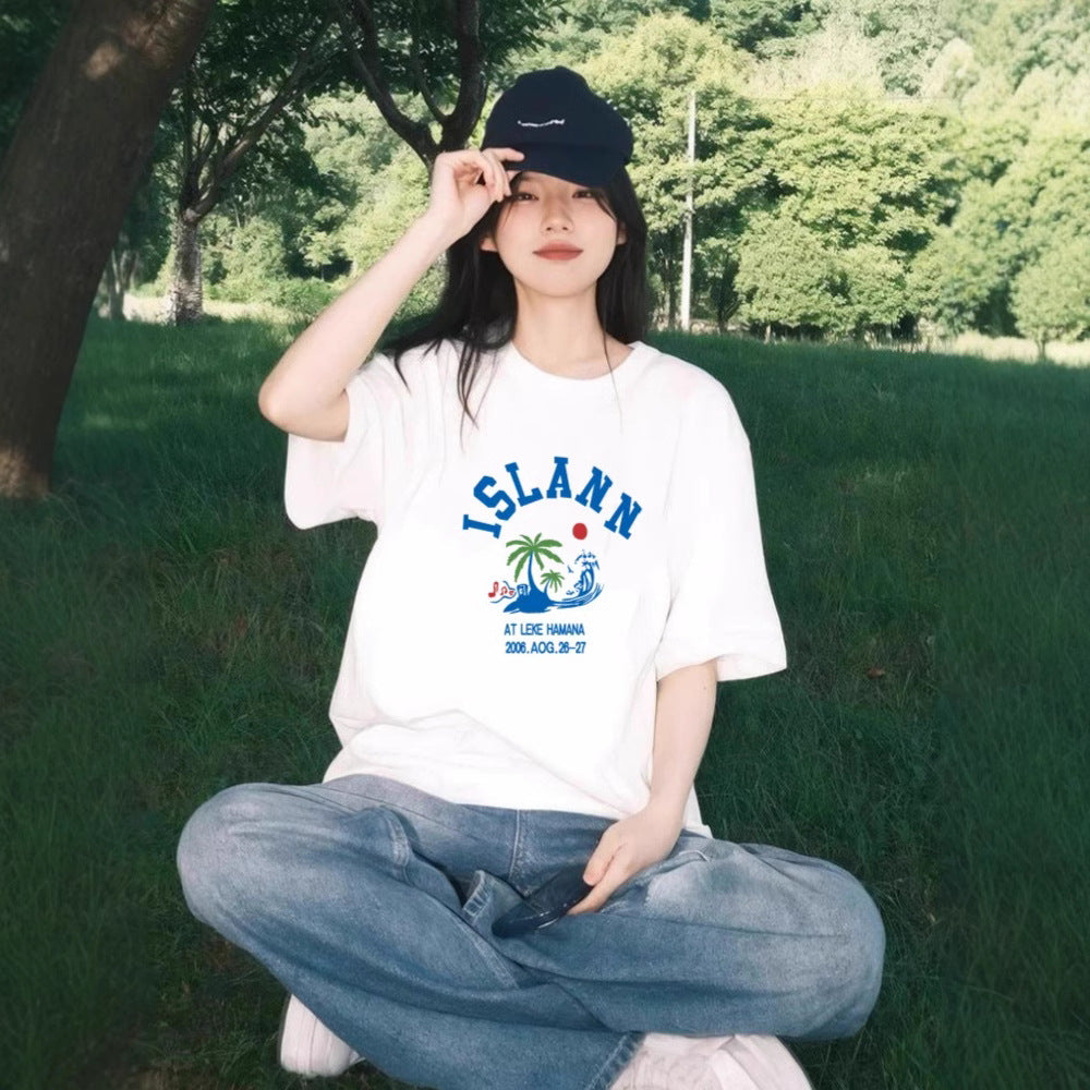Women's Cotton Short-sleeved T-shirt
