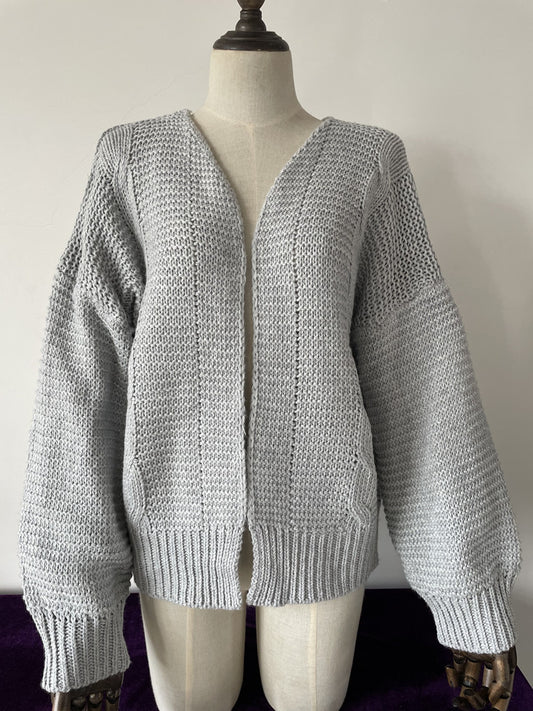 Women's Loose Lantern Long Sleeve Coat