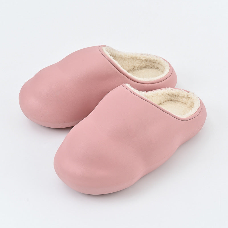 Dinosaur Egg Macaron Girl Solid Color Simple Slippers