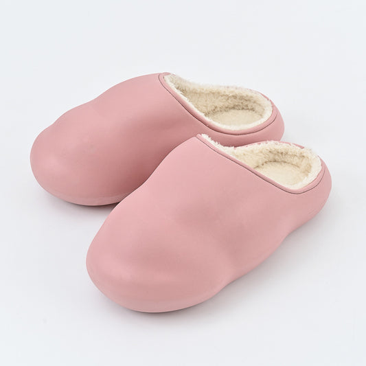 Dinosaur Egg Macaron Girl Solid Color Simple Slippers