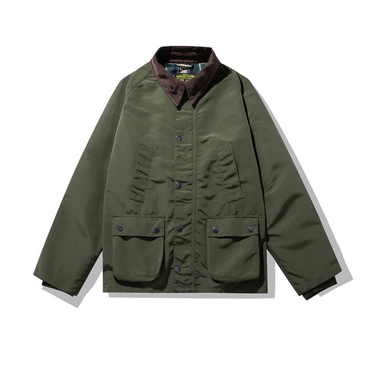 Vandtæt Safarijakke Olievoksjakke Trenchcoat Overall