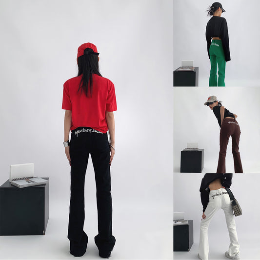 Women's Slim Fit Slim-cut Print Jeans